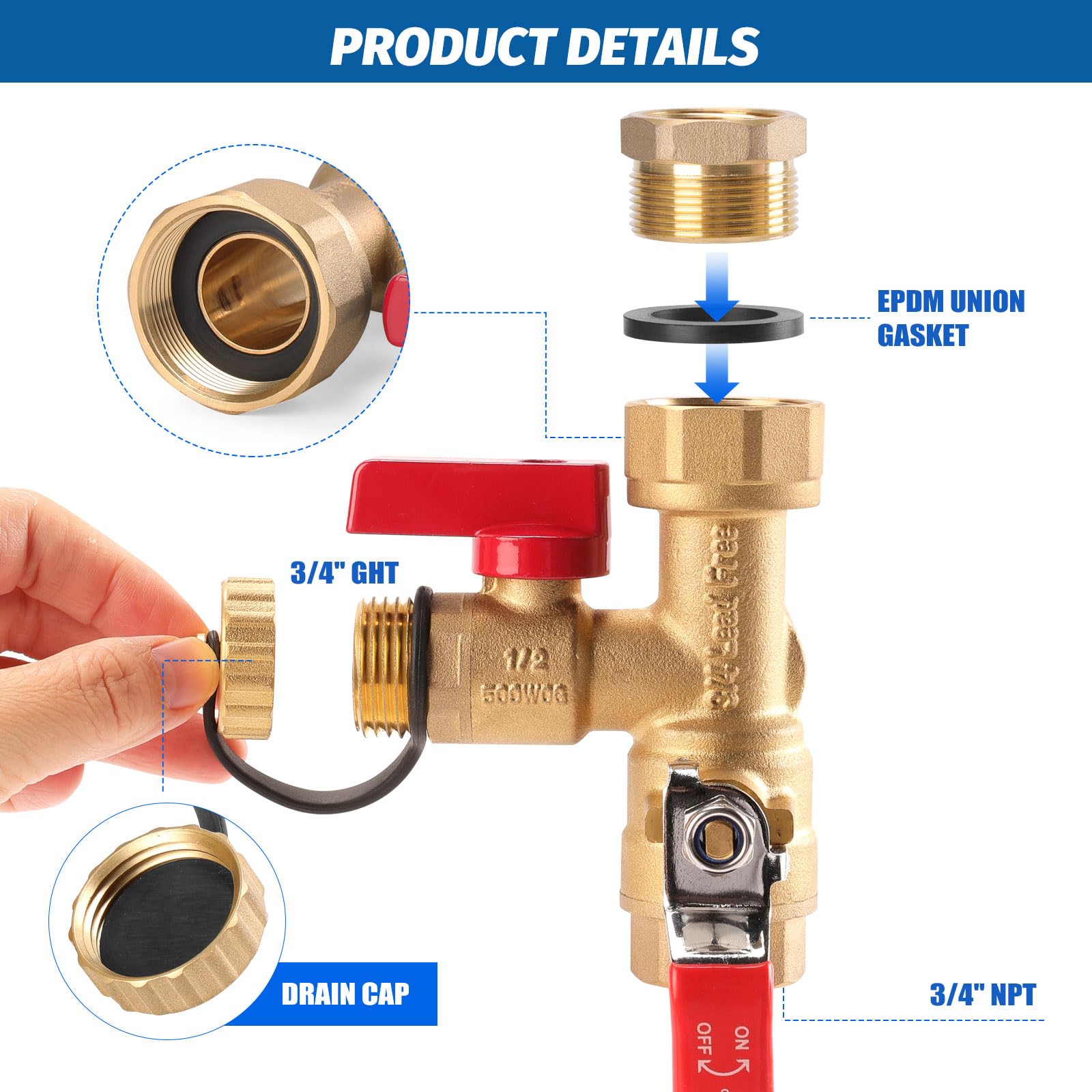 FIDISP pressure relief valve ready to prevent overpressure in your system