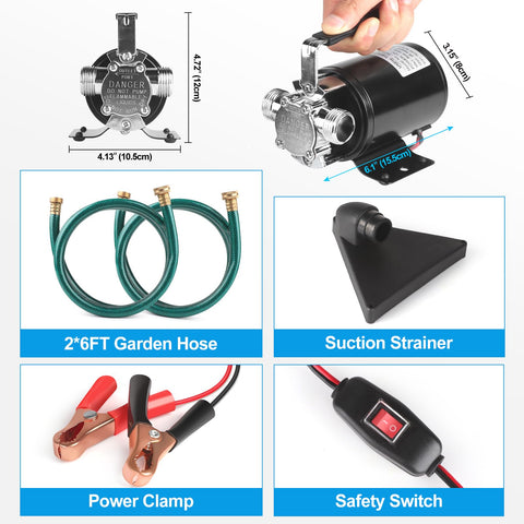 FIDISP suction hose and strainer reach 1/8 inch depth