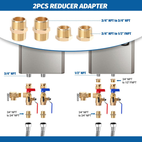 FIDISP teflon tape included for leak-free installation