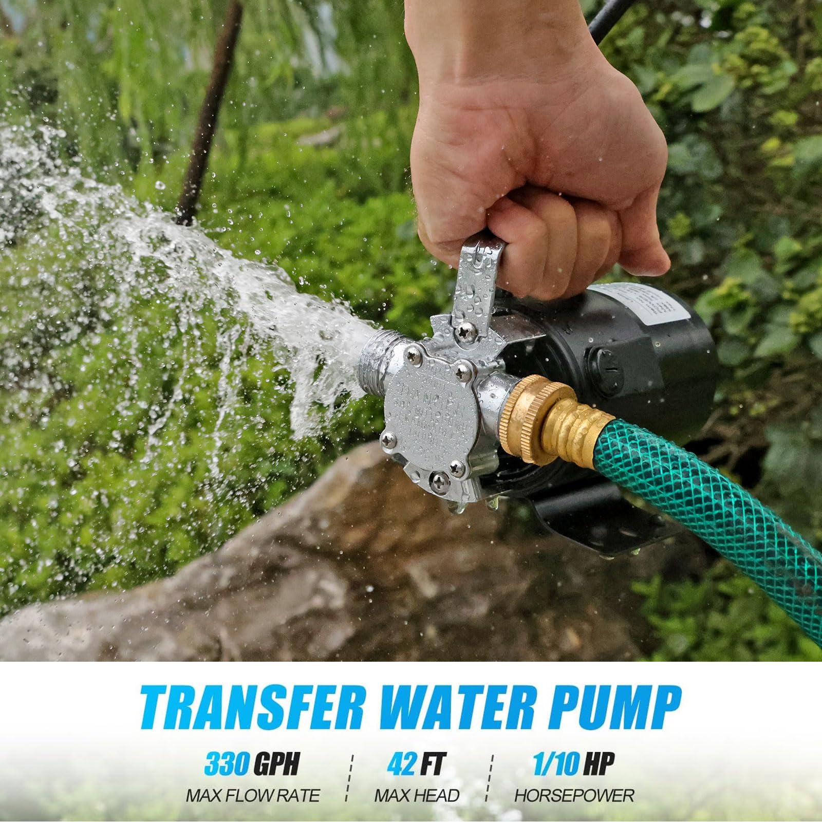 FIDISP pump showing six-foot cords for flexible, safe setup.