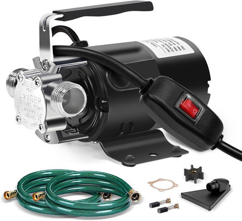 FIDISP water transfer pump metal body close-up for durable performance.