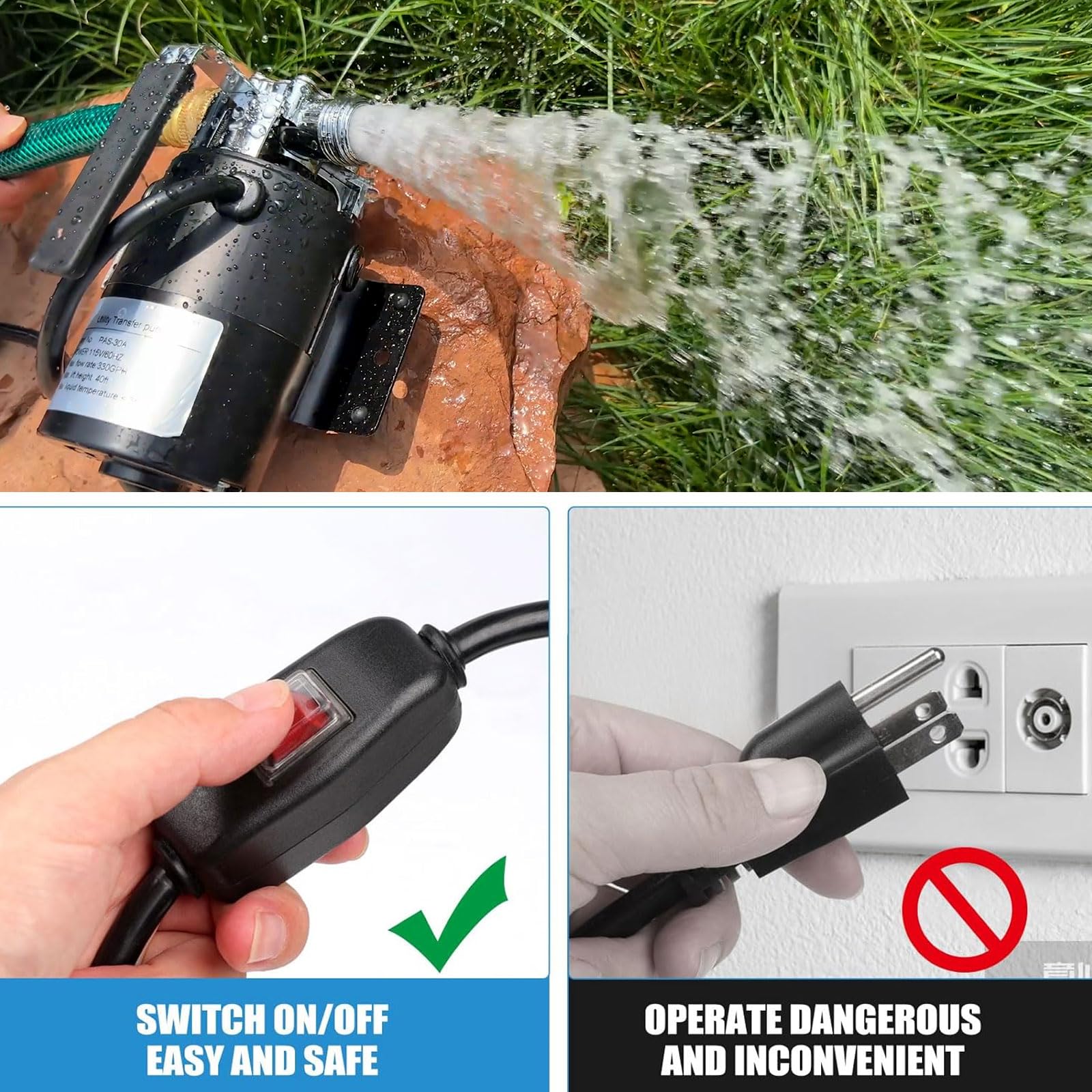 FIDISP suction hose filter in operation to keep pumping smooth.