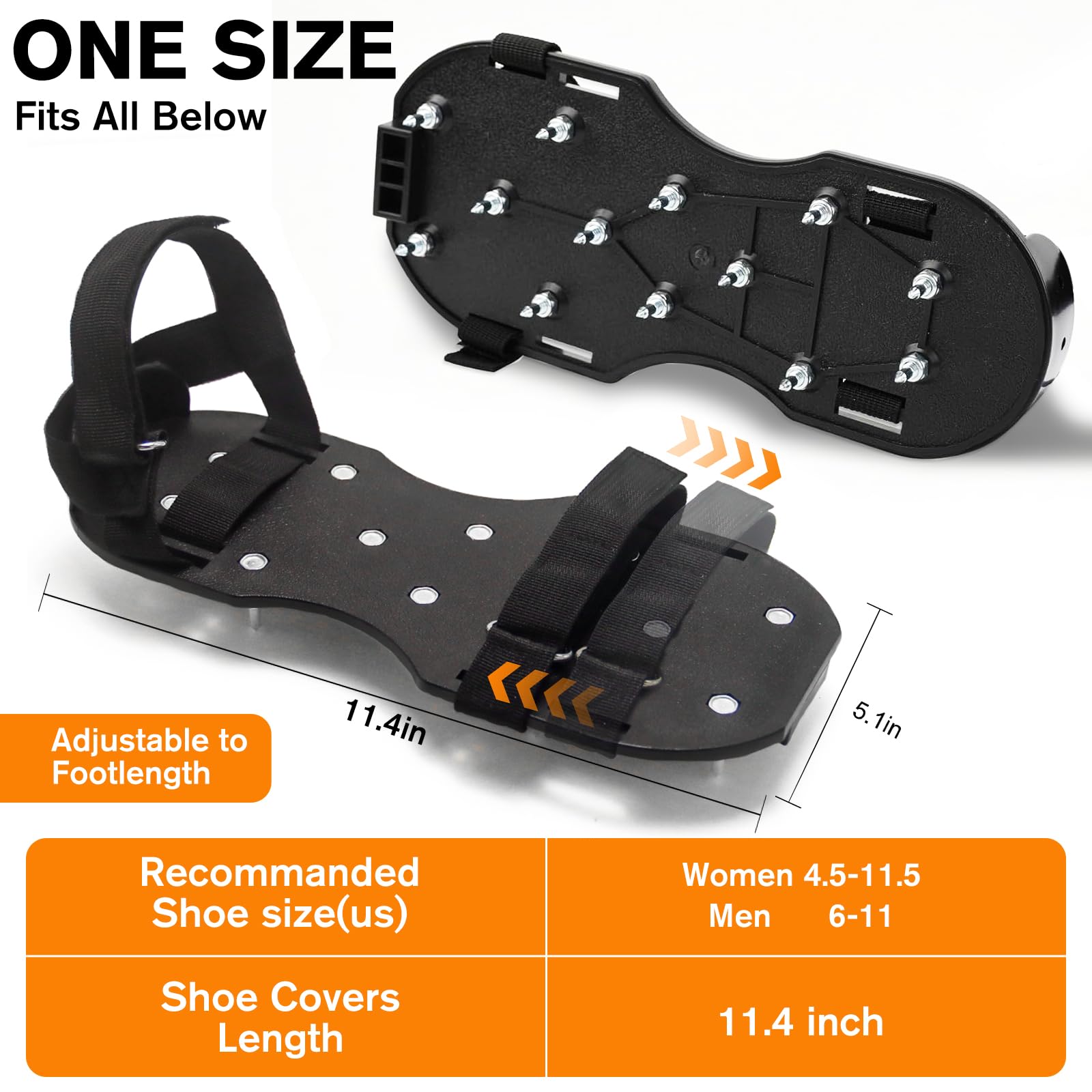 FIETODK epoxy spike shoes bottom view highlights anti-slip sole.