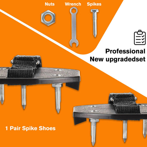 FIETODK spike shoes with strap adjustment for secure comfort.
