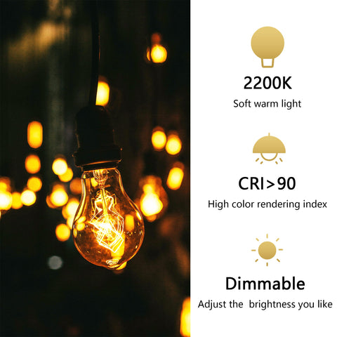 Figame 2200K warm white bulb for cozy spaces