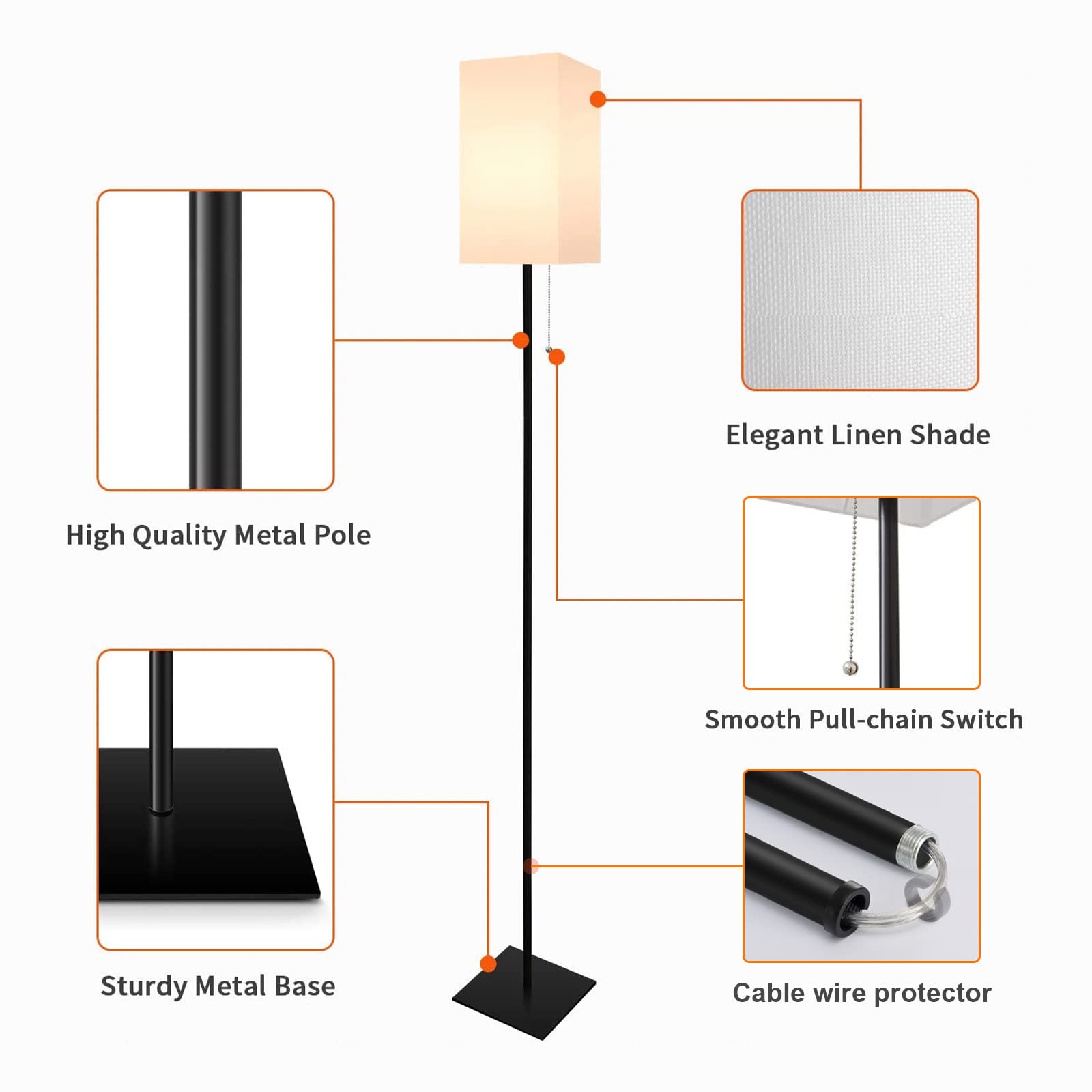 FIGDIFOR lamp in living room provides ambient illumination.