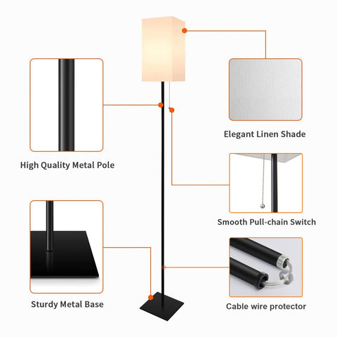FIGDIFOR lamp in living room provides ambient illumination.