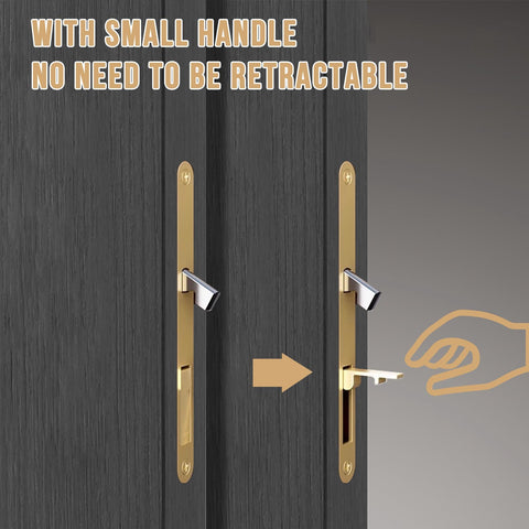 Fihatokus pocket door hardware suitable for sliding barn and pocket doors.