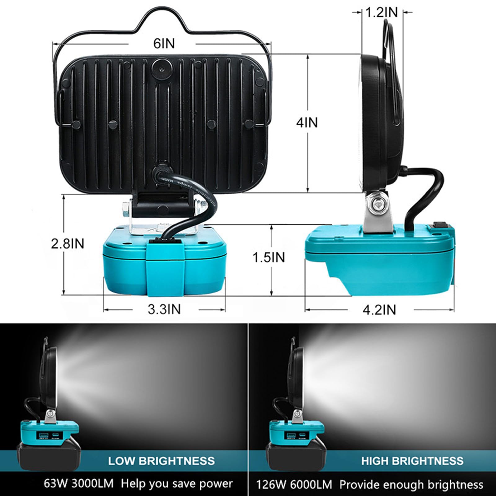Fiihio portable cordless design fits in a tool bag