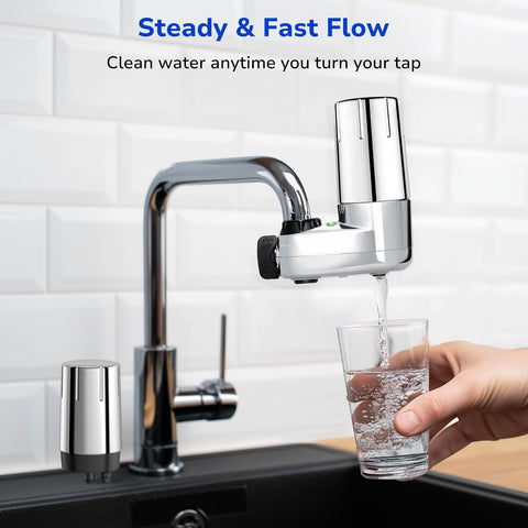 Fil-Fresh BPA-free NSF-certified emblem on packaging highlights safe filtration.