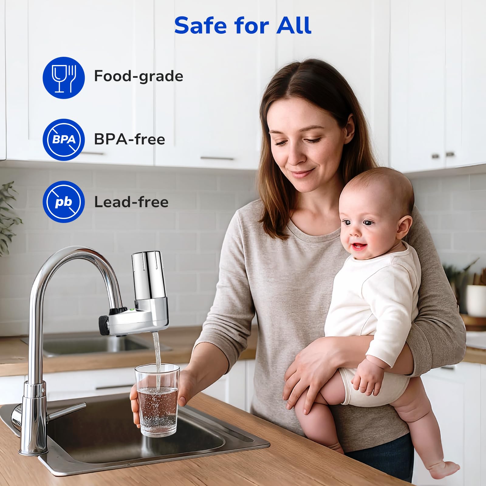 Fil-Fresh easy replacement button in action demonstrates tool-free swap.