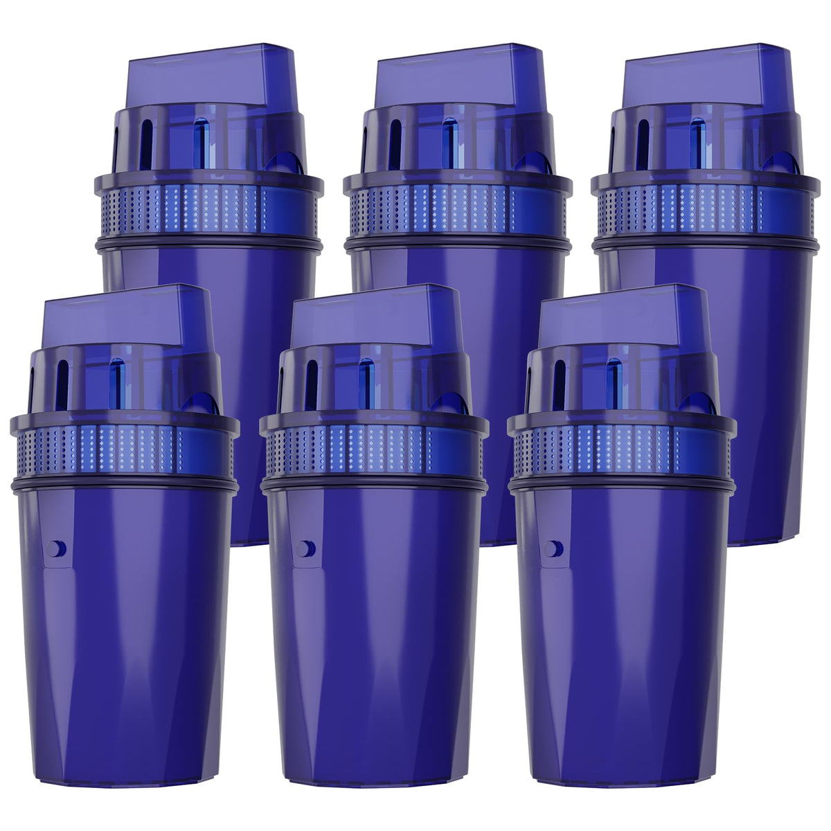 Fil-Fresh PURWater six-pack box-front showing easy replacement planning for PURPlus pitchers