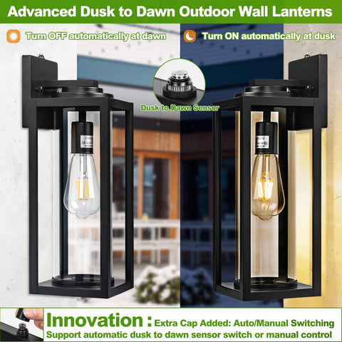FILIYANO exterior wall light in matte black resists rust in any weather.