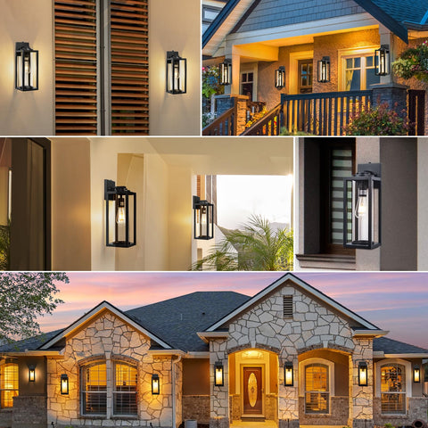 FILIYANO weatherproof outdoor light suitable for porch, garage, or patio.