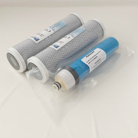 FILSADAE Rainsoft post-filter block carbon final polishing for drinking water.