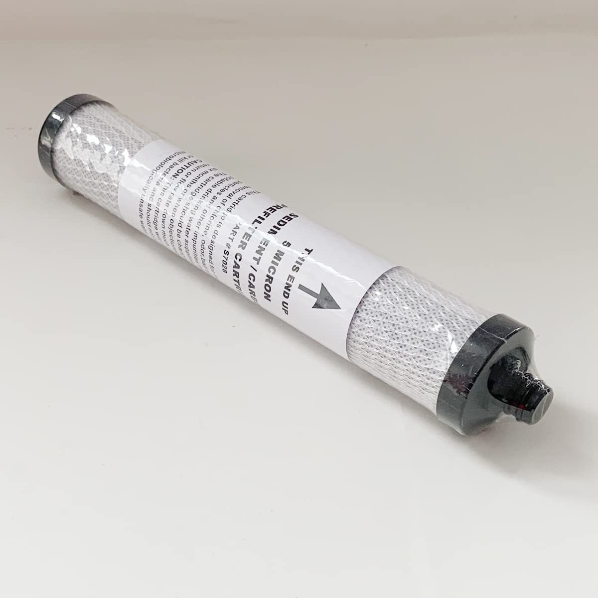 FILSADAE 6-inch inline coconut carbon post-filter with quick-connect fittings