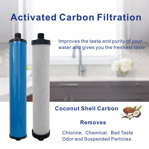 FILSADAE RO split post-filter granular activated carbon improves taste and odor