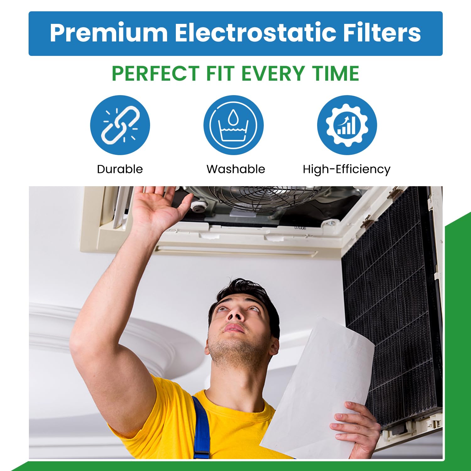 Durable aluminum frame from Filter Everything for long-term HVAC use