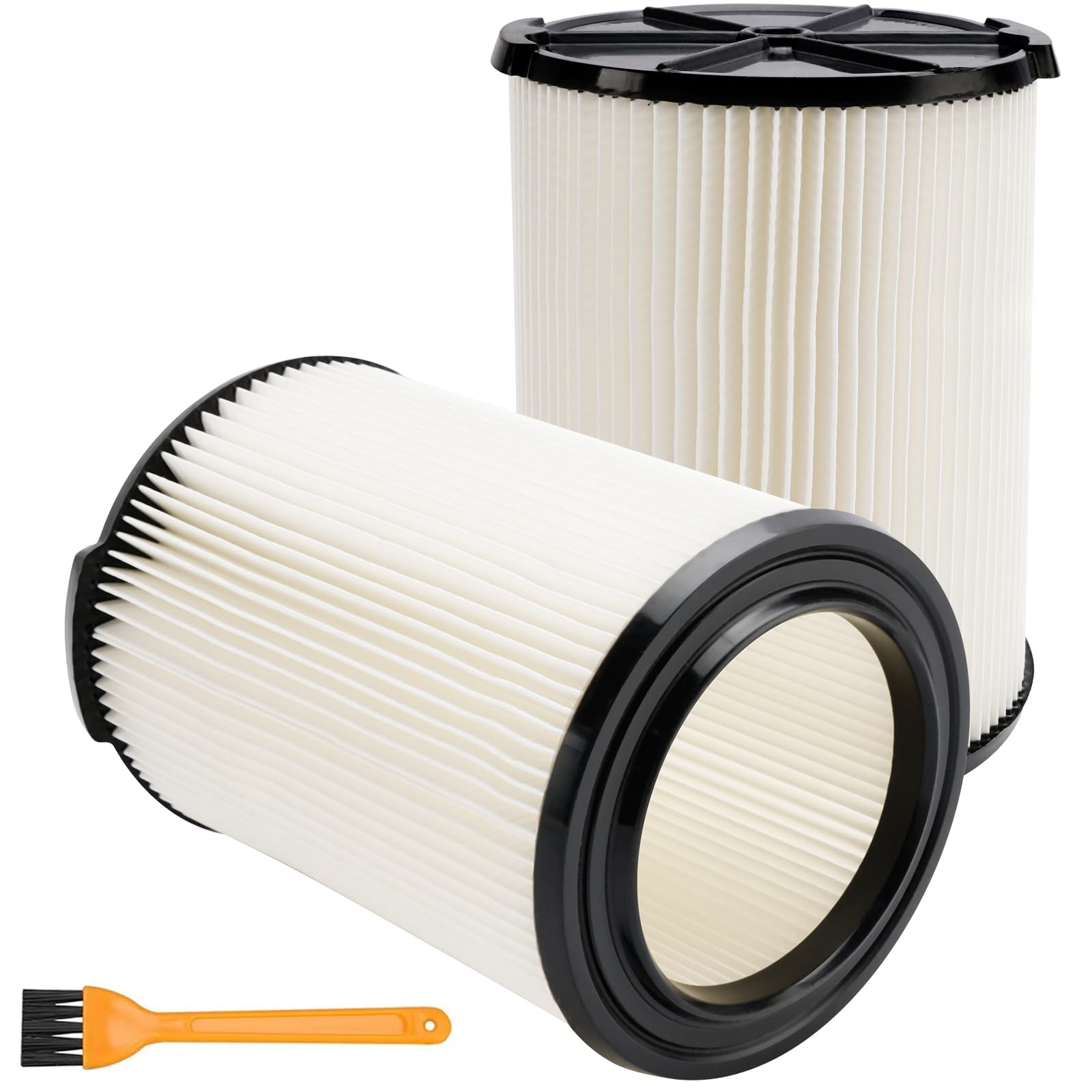 FilterEra VF4000 two-pack filters for RIDGID vacuums, reusable and long-lasting.