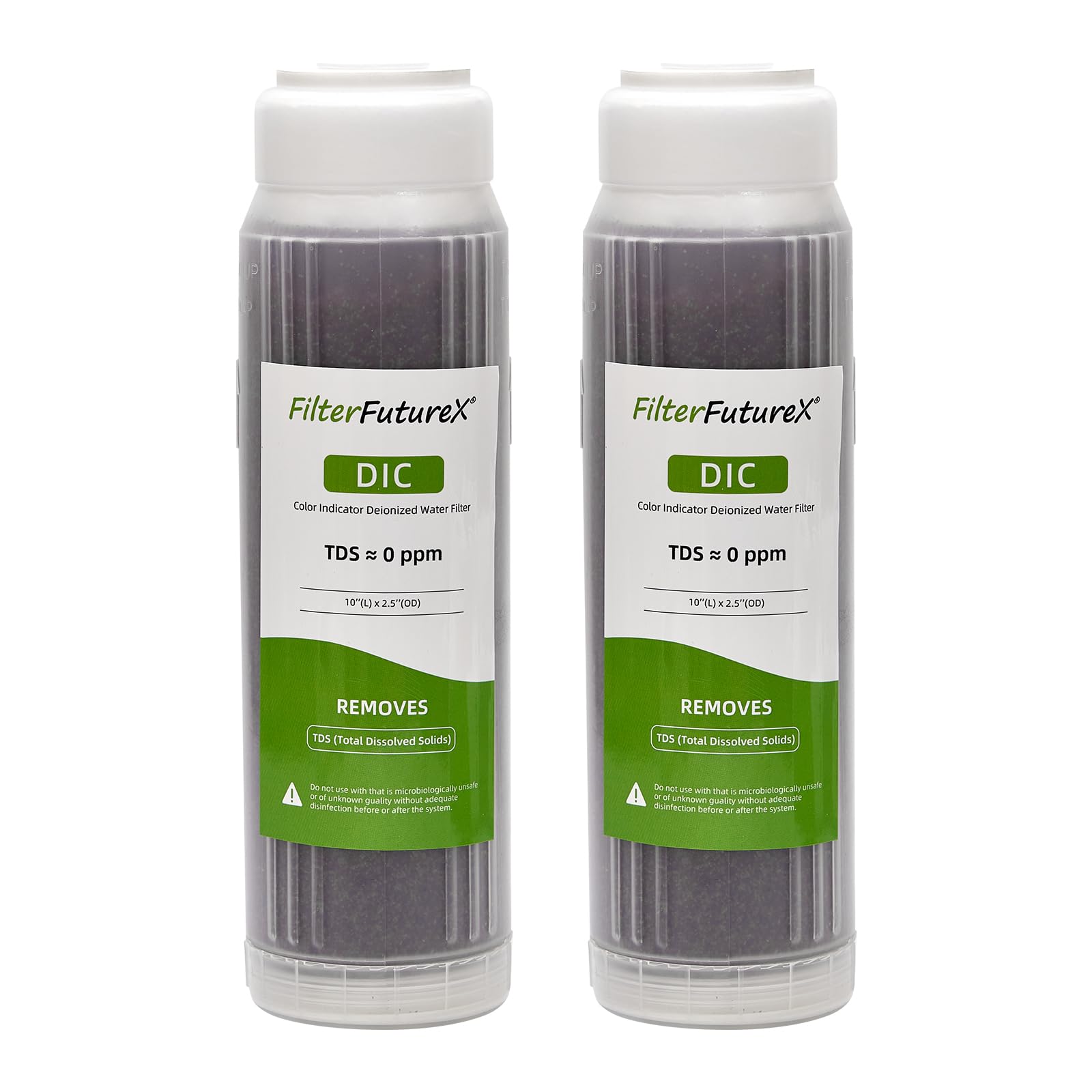 FilterFutureX color-changing resin signals replacement for consistent water purity