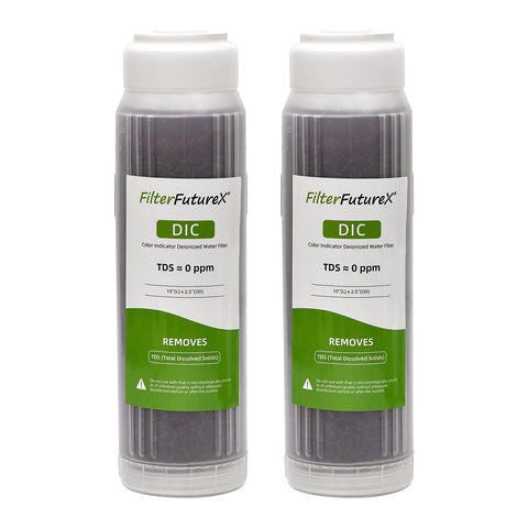 FilterFutureX color-changing resin signals replacement for consistent water purity