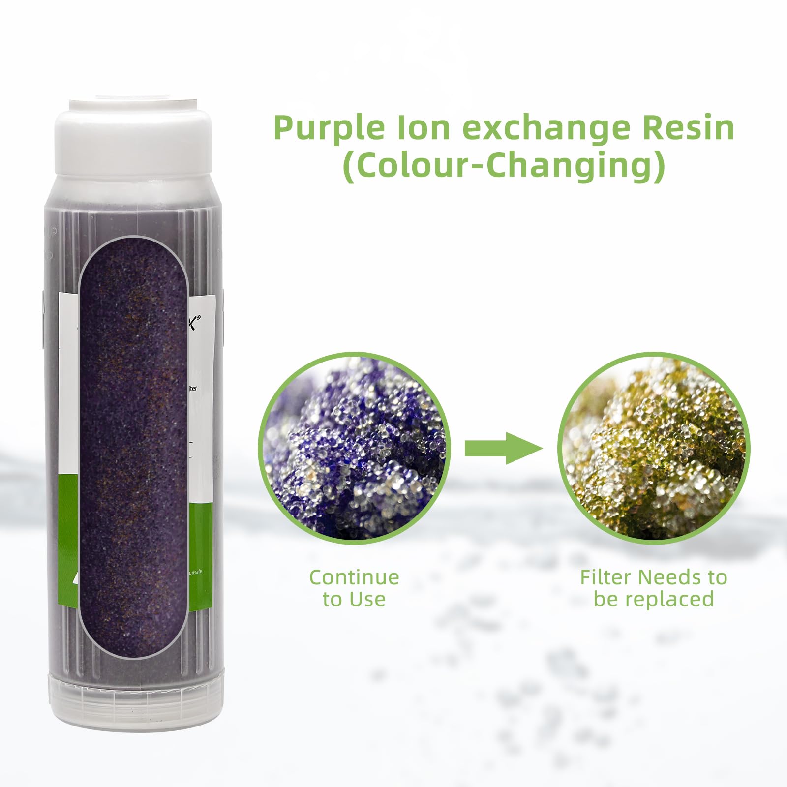 FilterFutureX NSF-certified mixed-bed resin ensures reliable TDS reduction for cleaner water