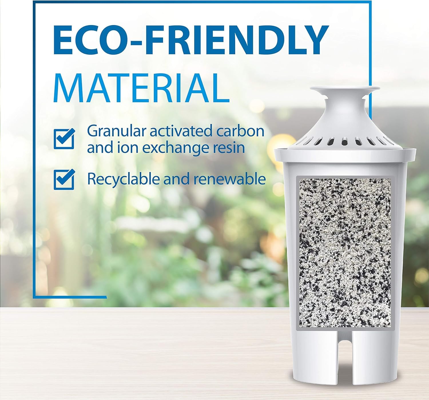 FilterLogic seal-no-leak-design image confirms secure pitcher seal.