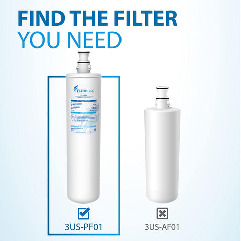 Filterlogic six-month or 15,000-gallon capacity for ongoing water refreshment.