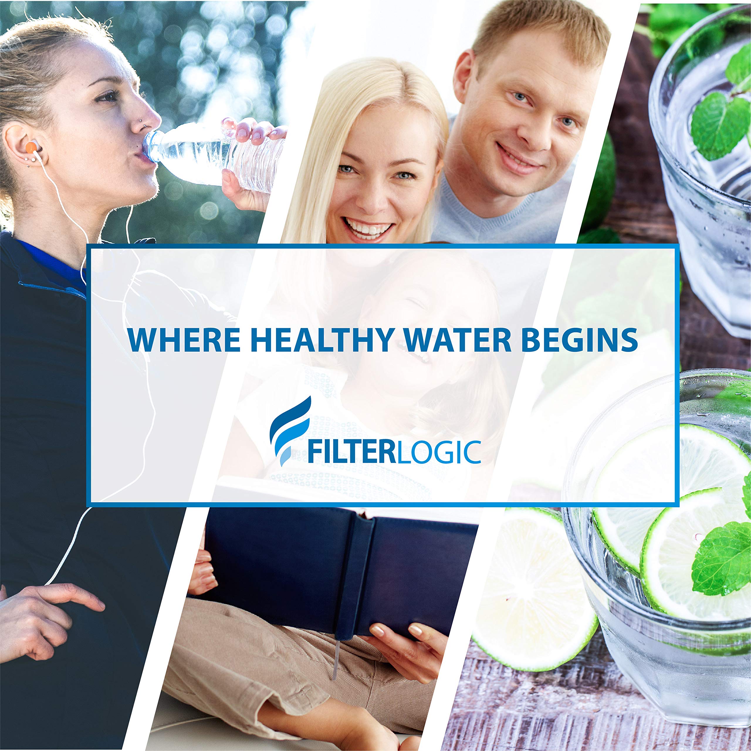 Water tasting scenario highlighting crisper flavor after filtration.