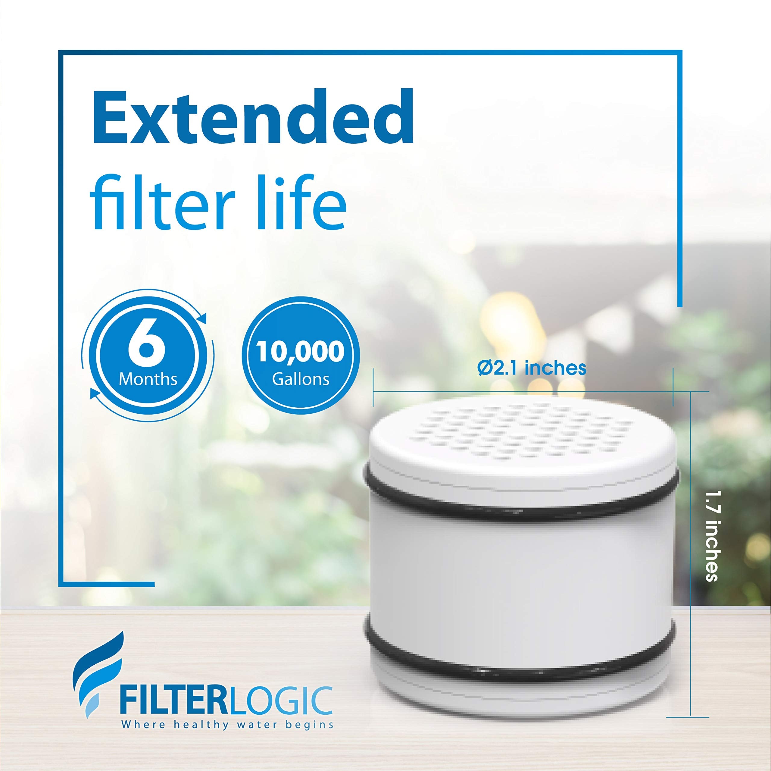 Filterlogic WHR-140 water flow test demonstrates steady flow with minimal pressure drop.