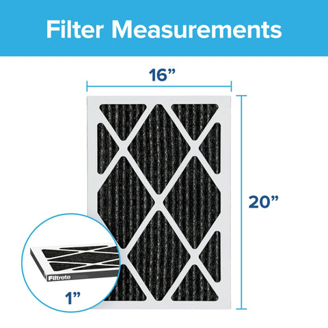 Filtrete 16x20x1 label MPR1200 MERV11 signals high efficiency