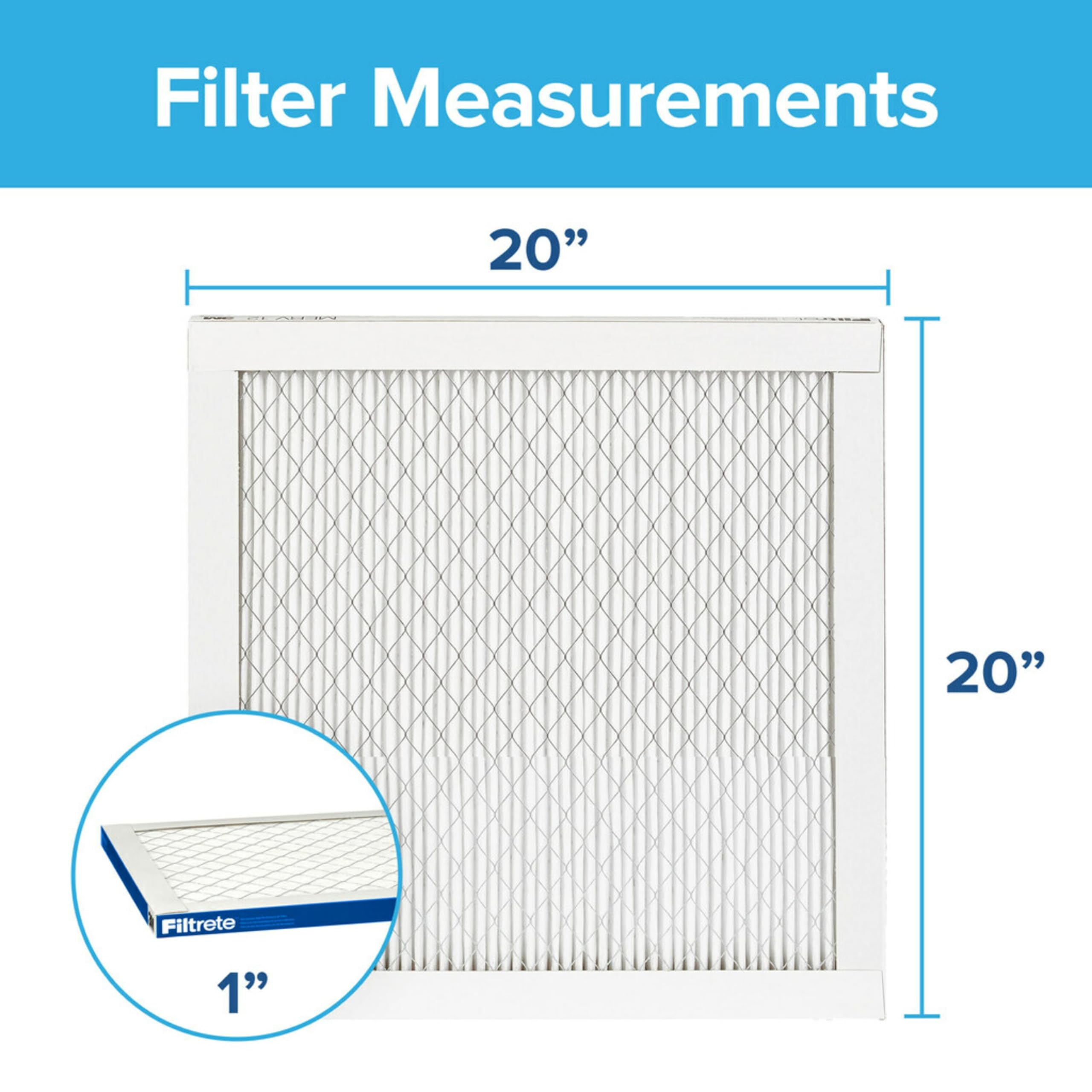 MERV 13 filtration in Filtrete filter for improved air quality.