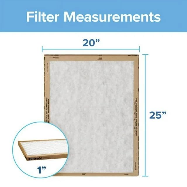 Filtrete 3-in-1 technology close-up demonstrates enhanced particle capture and airflow