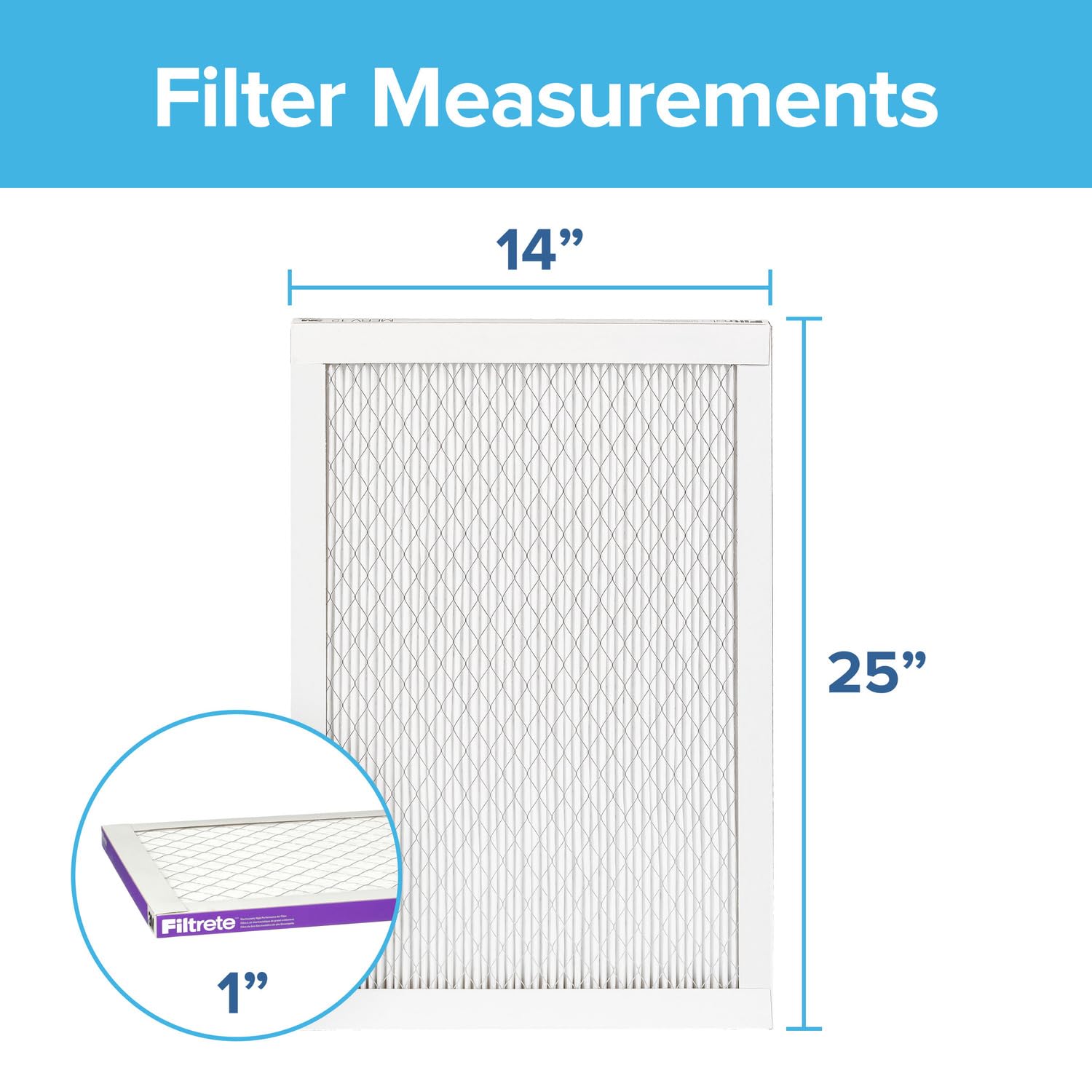 Filtrete 3-in-1 technology diagram illustrating cleaner air flow.