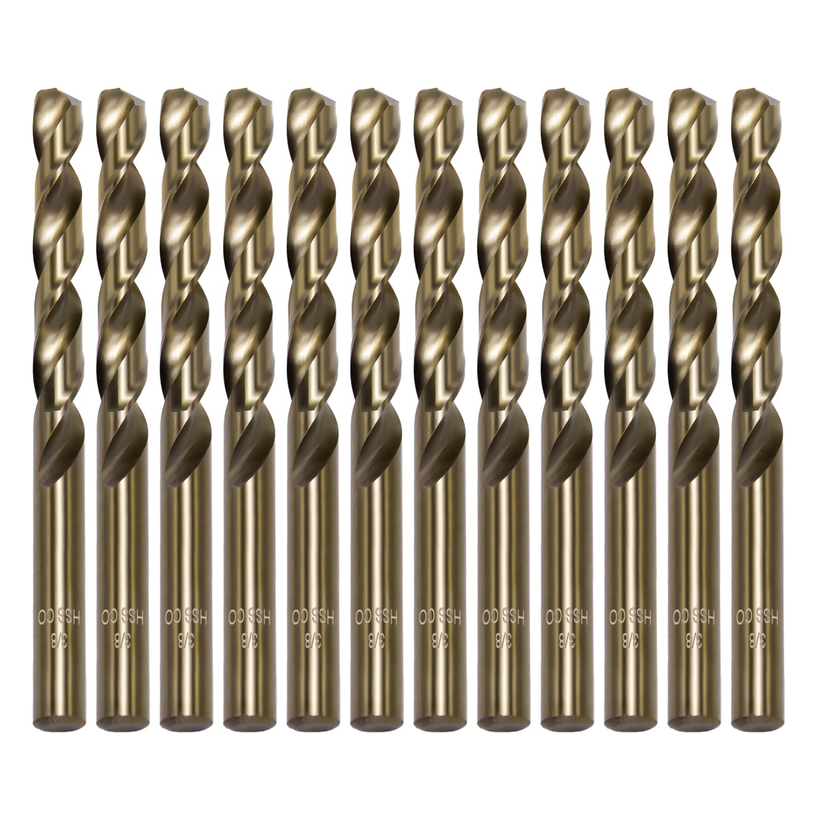FiLwW cobalt drill bits 3-8in set case shows organized precision for metal and wood drilling