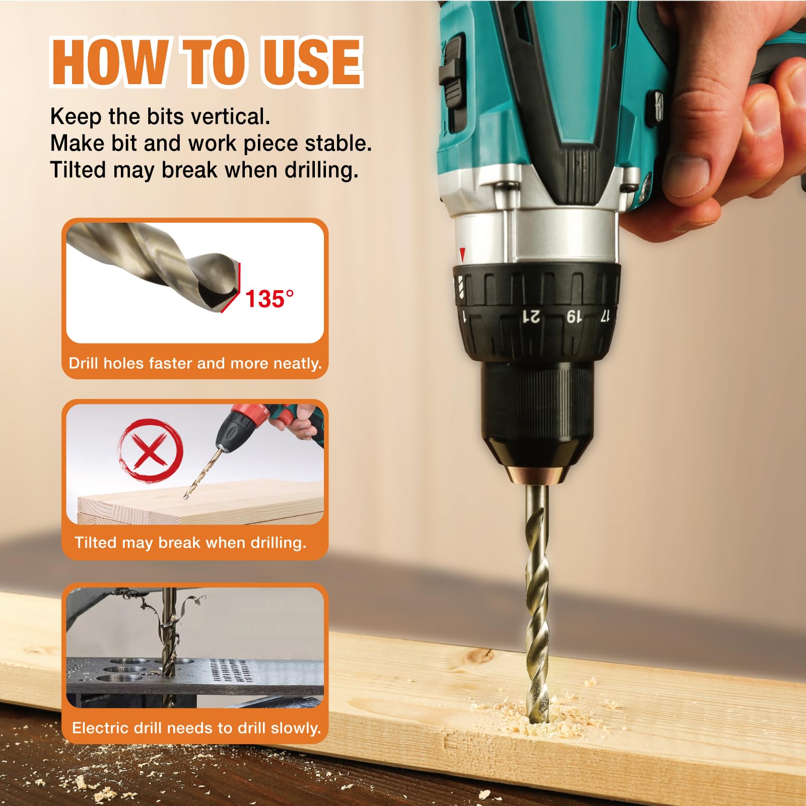 FiLwW cobalt drill bits demonstrate quick, efficient drilling under high temperatures