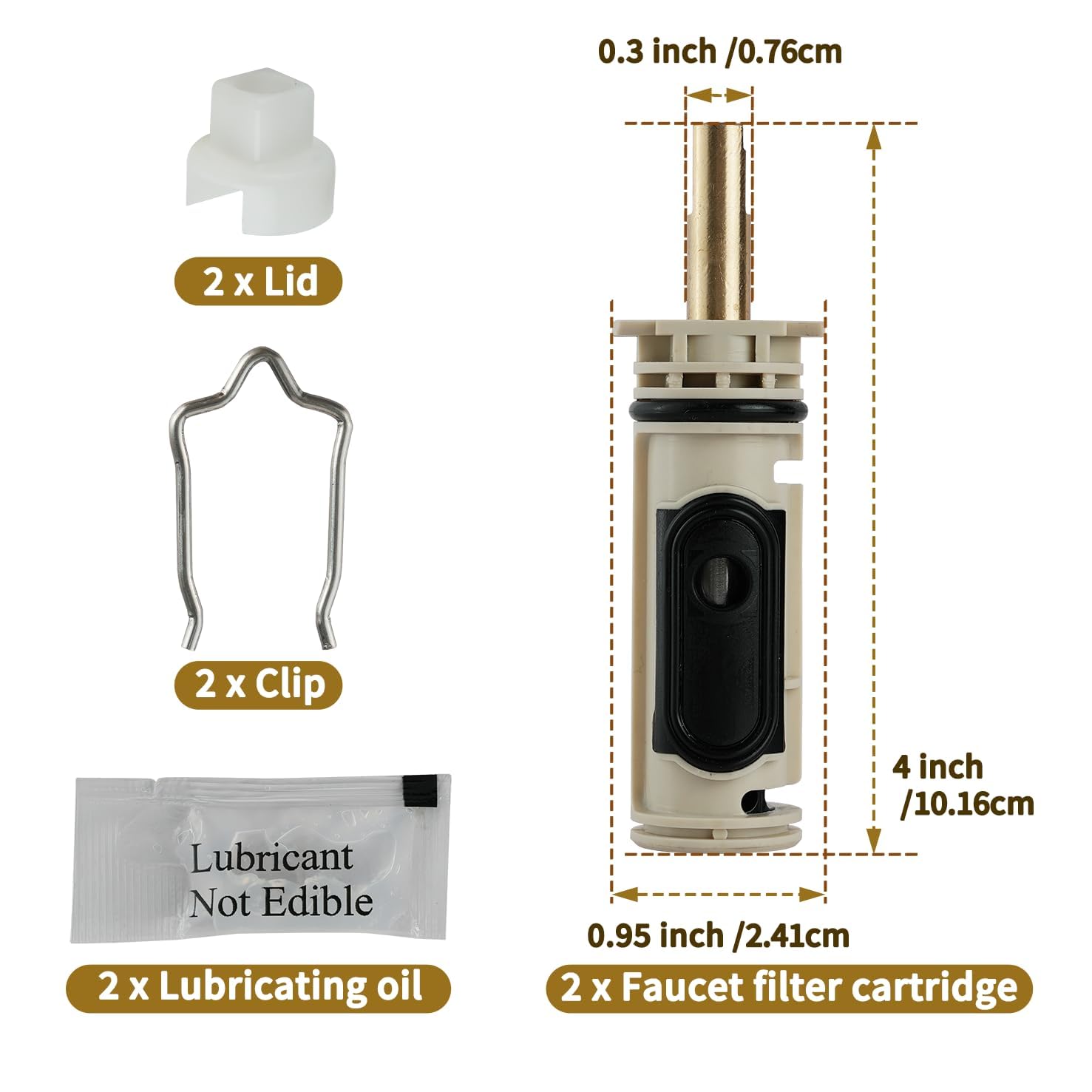 FIMXSD replacement cartridge kit with two pieces for easy DIY install