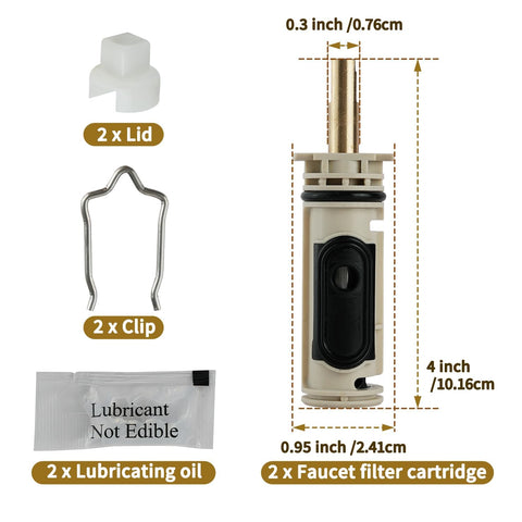 FIMXSD replacement cartridge kit with two pieces for easy DIY install