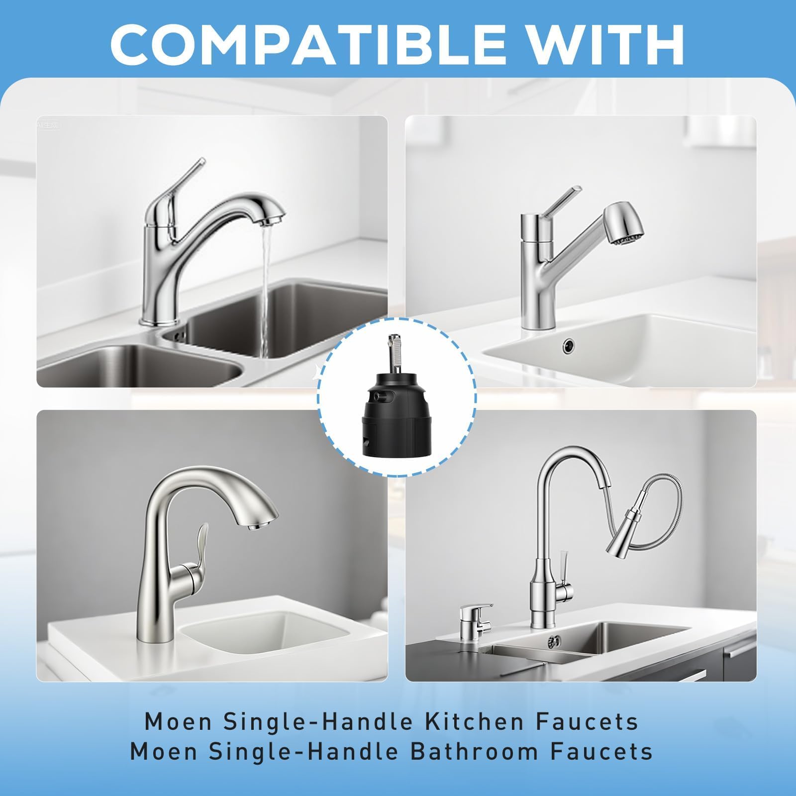 FIMXSD perfect fit for Moen faucets and shower systems.