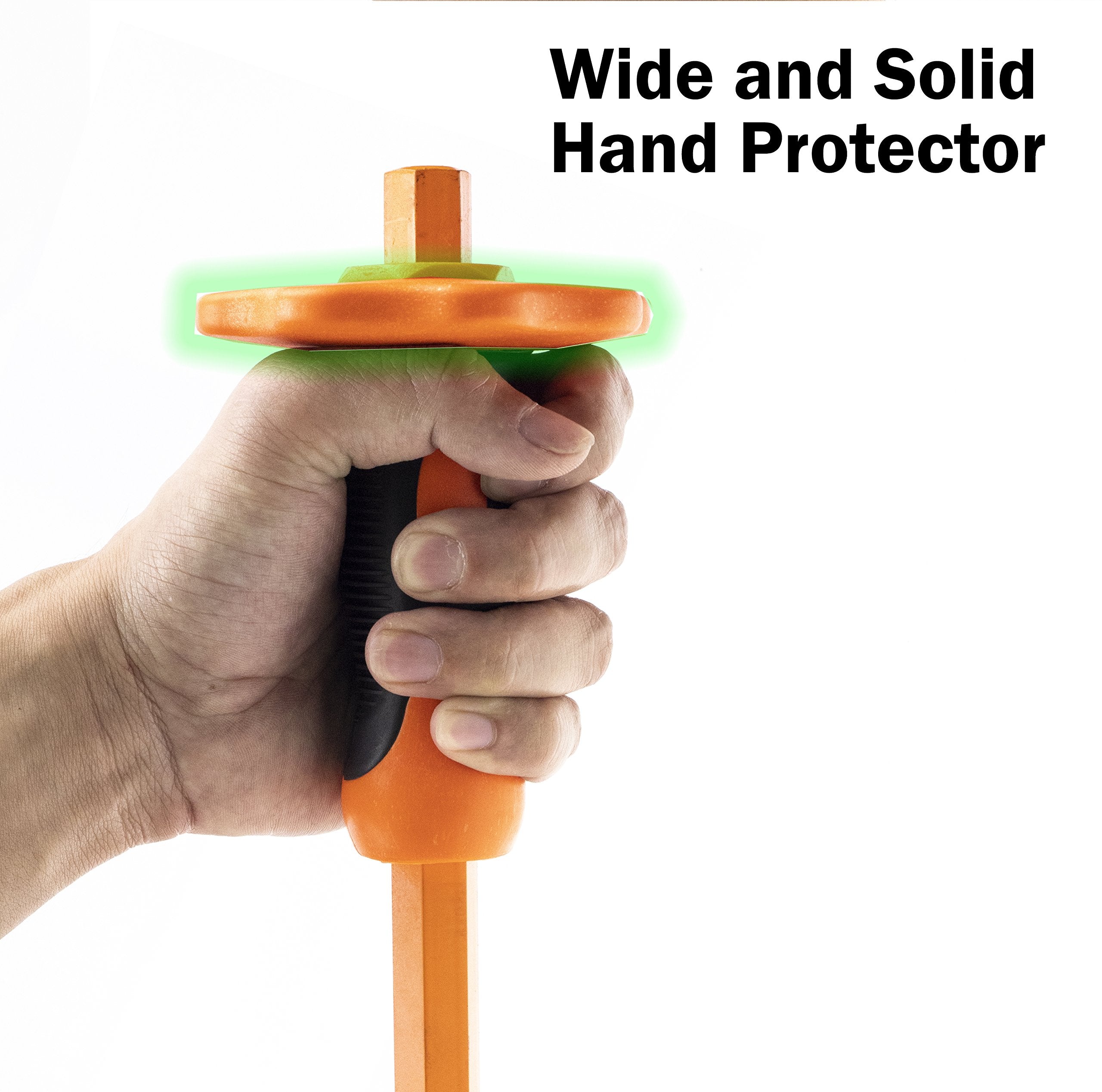 Finder 12-inch spear-head chisel handles tough materials with controlled breaking.