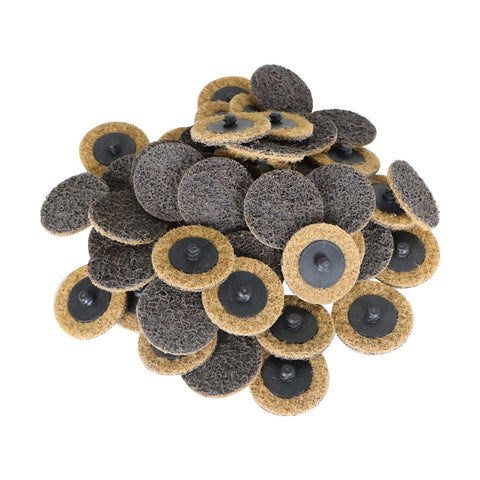 Findmall 50Pcs 2in brown surface-disc pack demonstrates coarse conditioning for metal prep.