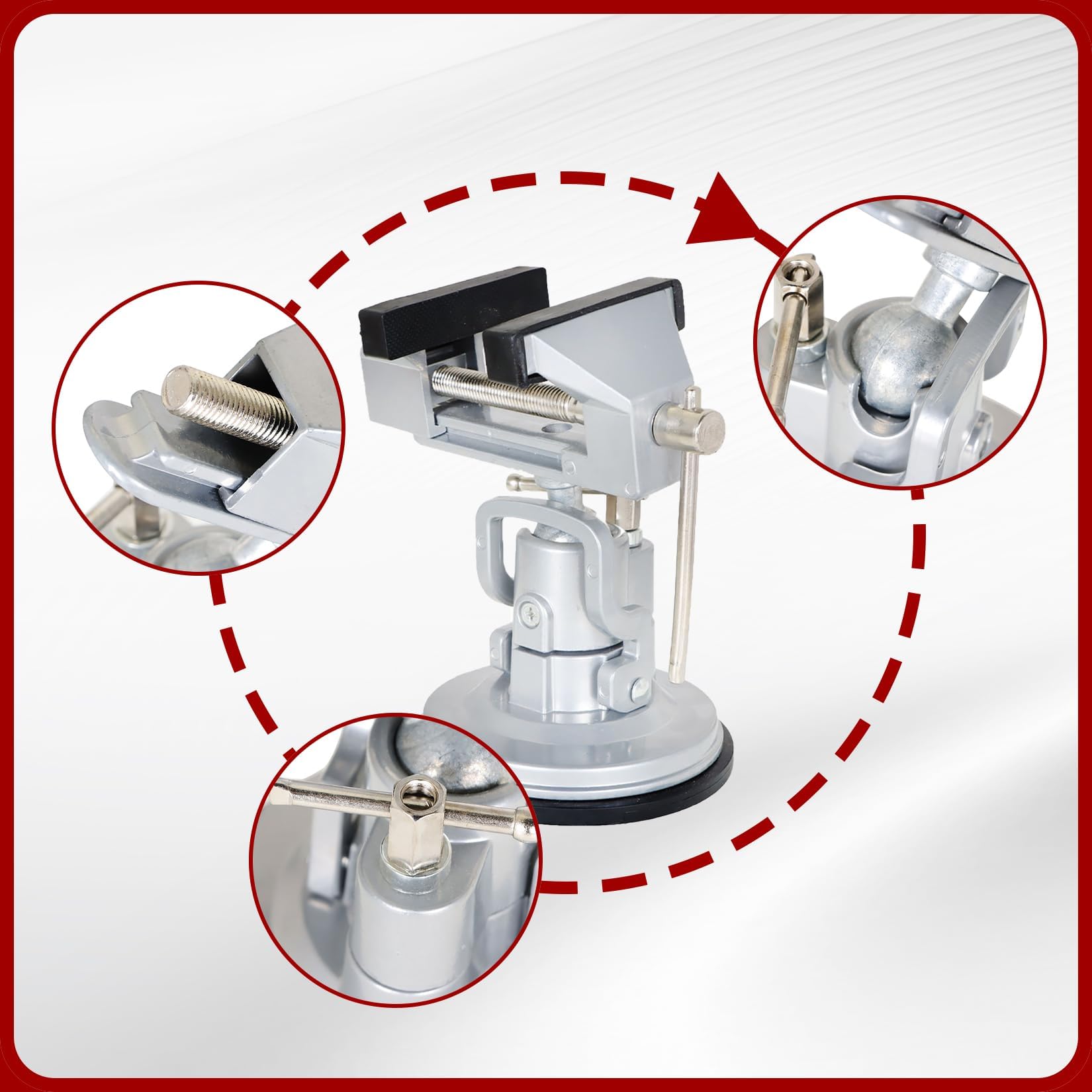 Findmall clean suction cup surface improves grip before use for best results.