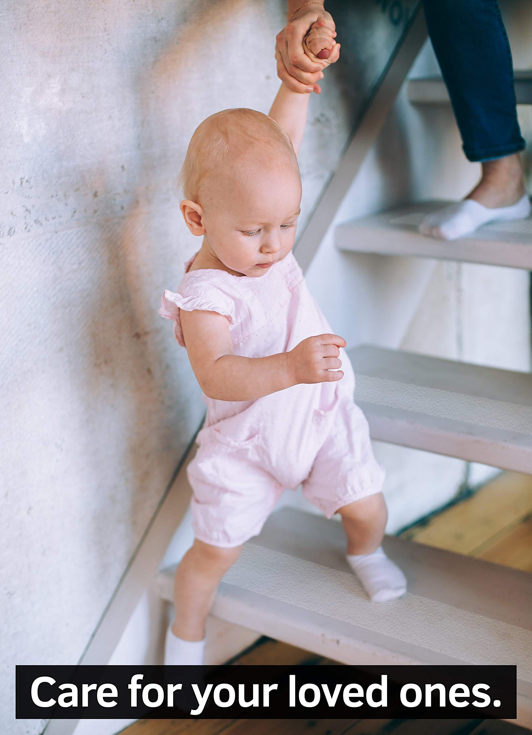 FineHous transparent stair treads preserve staircase look while reducing slips