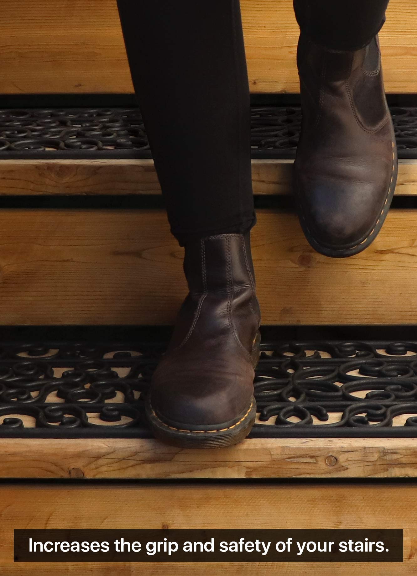 FineHous pet-friendly stair treads protecting paws and floors.