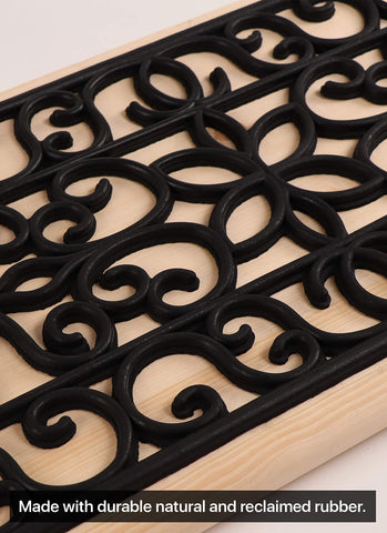 FineHous weather-resistant stair treads withstand rain and snow.