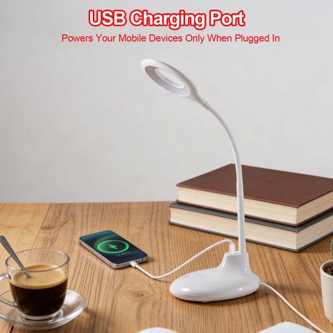 Finezeal portable LED reading light ideal for travel or bedside use.