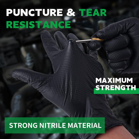 FINITEX latex-free and powder-free design for sensitive skin comfort.