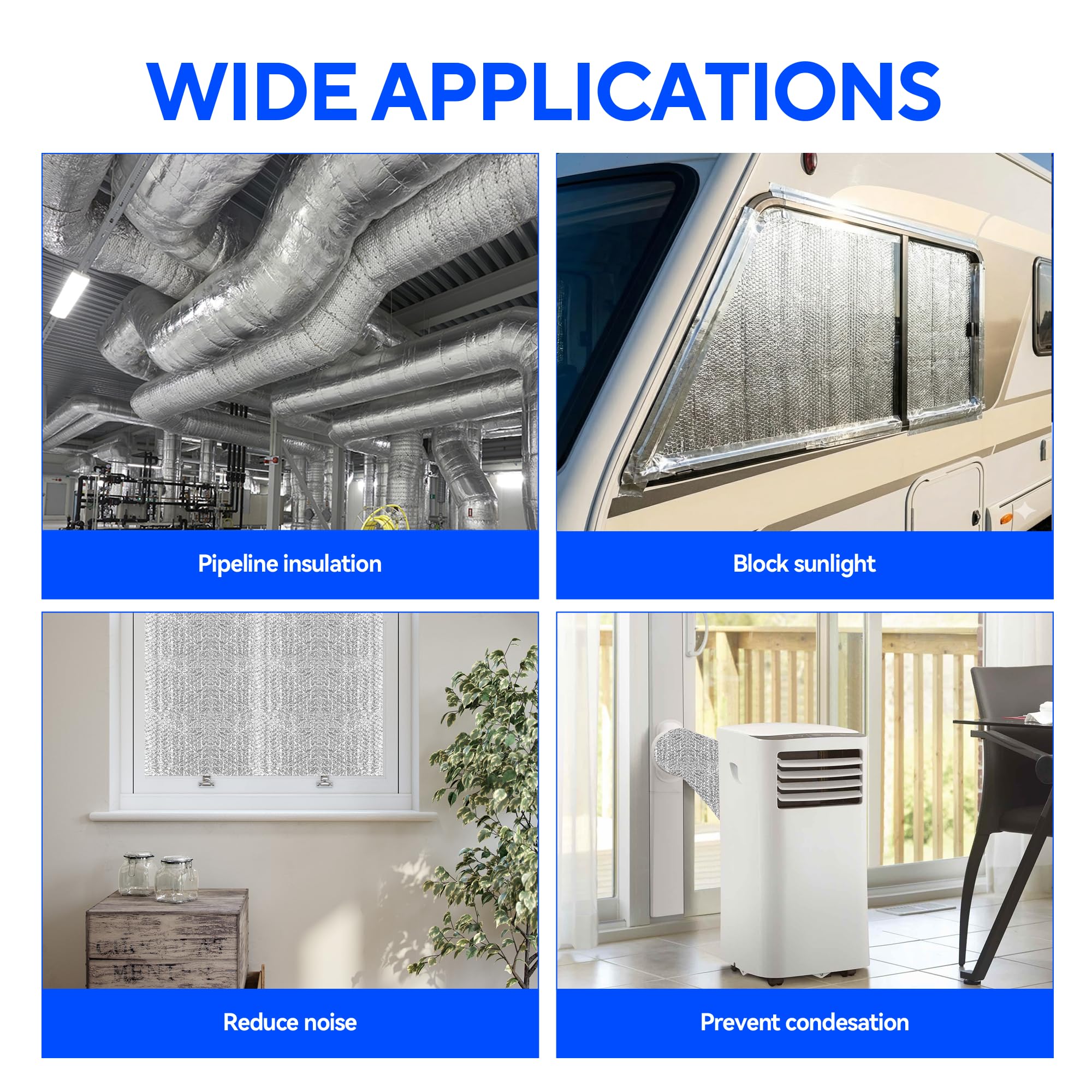 Fioxcomko duct insulation on HVAC ducts reduces heat loss