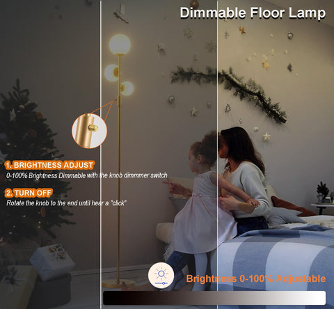 Fiqevs includes 3 LED bulbs for immediate bright, even light.