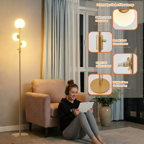 Fiqevs weighted base ensures stable lighting around children and pets.